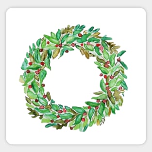 WL Holiday Wreath Sticker